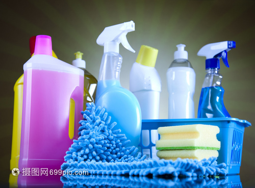 清洁用品 家庭工作的多彩乐章
